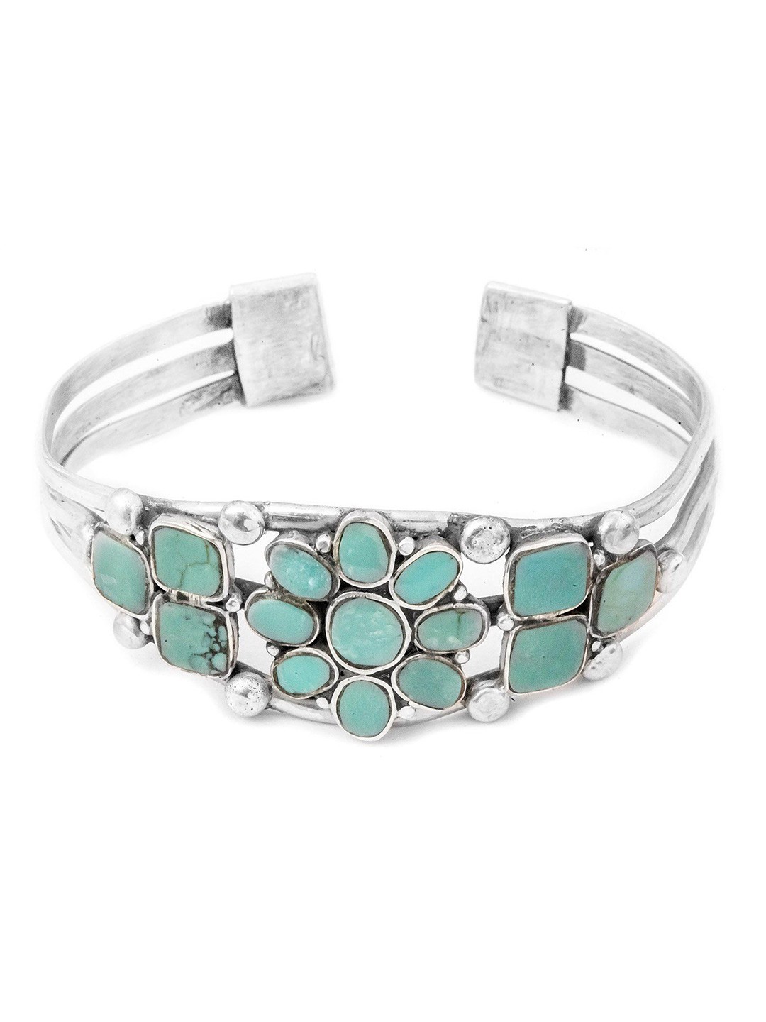 

Exotic India Sterling Silver-Plated Cuff Bracelet
