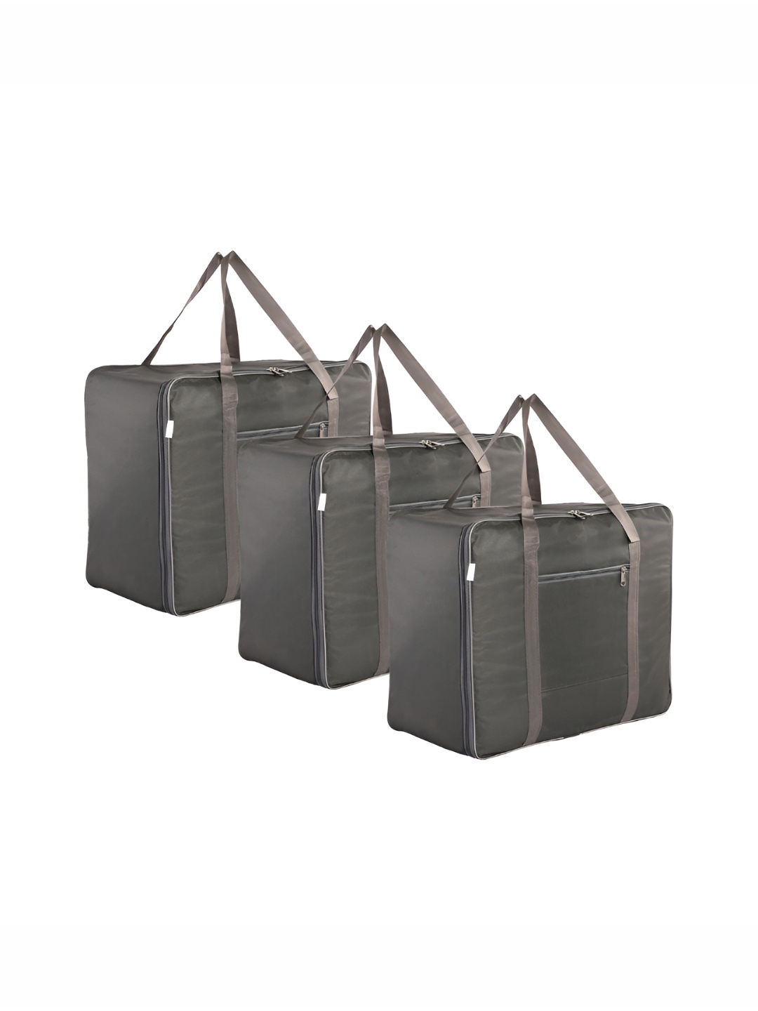 

Kuber Industries Grey 3 Pieces Water Resistant Drawer Organiser