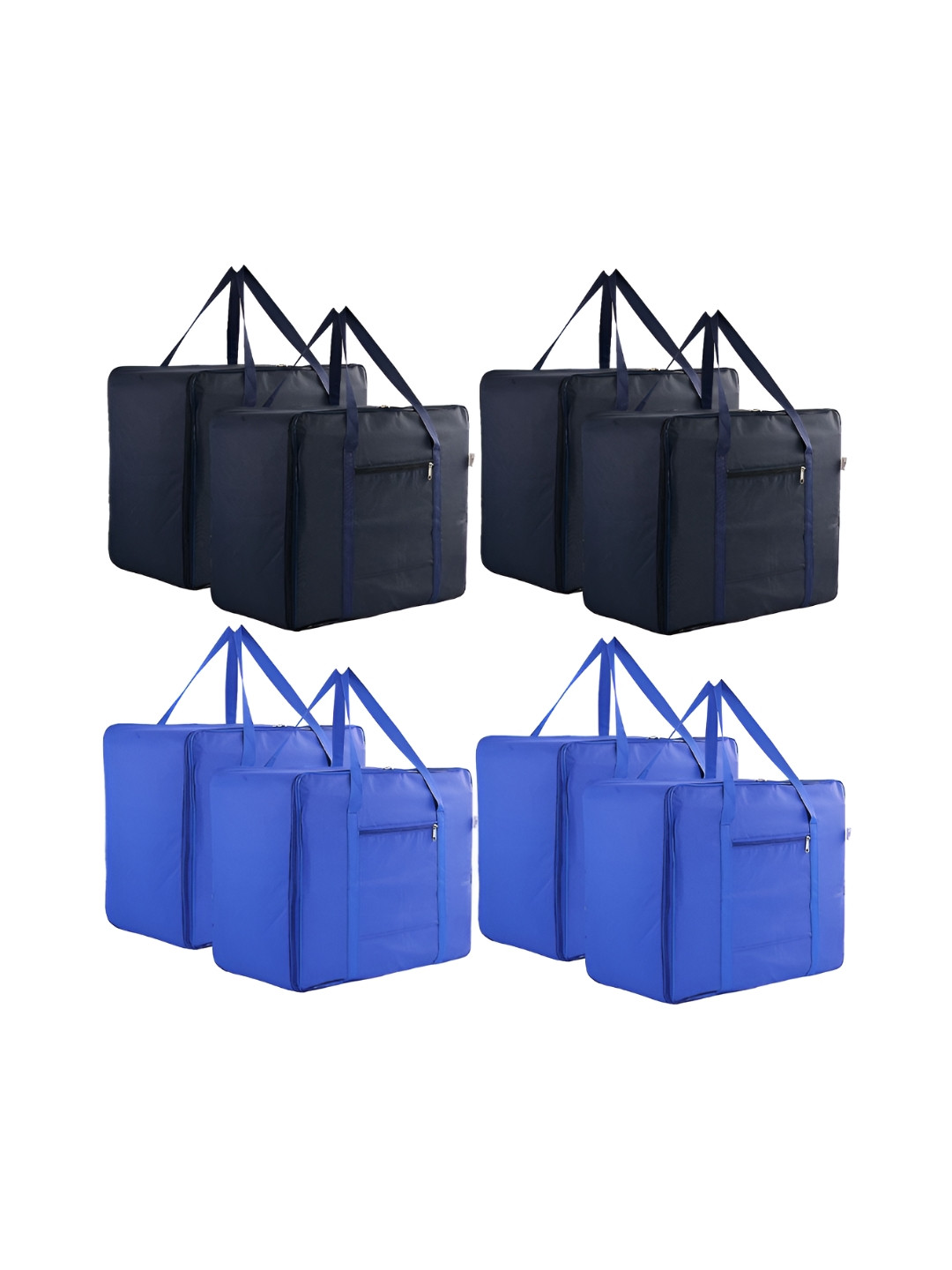 

Kuber Industries Navy Blue & Black 8 Pieces Water Resistant Drawer Organiser