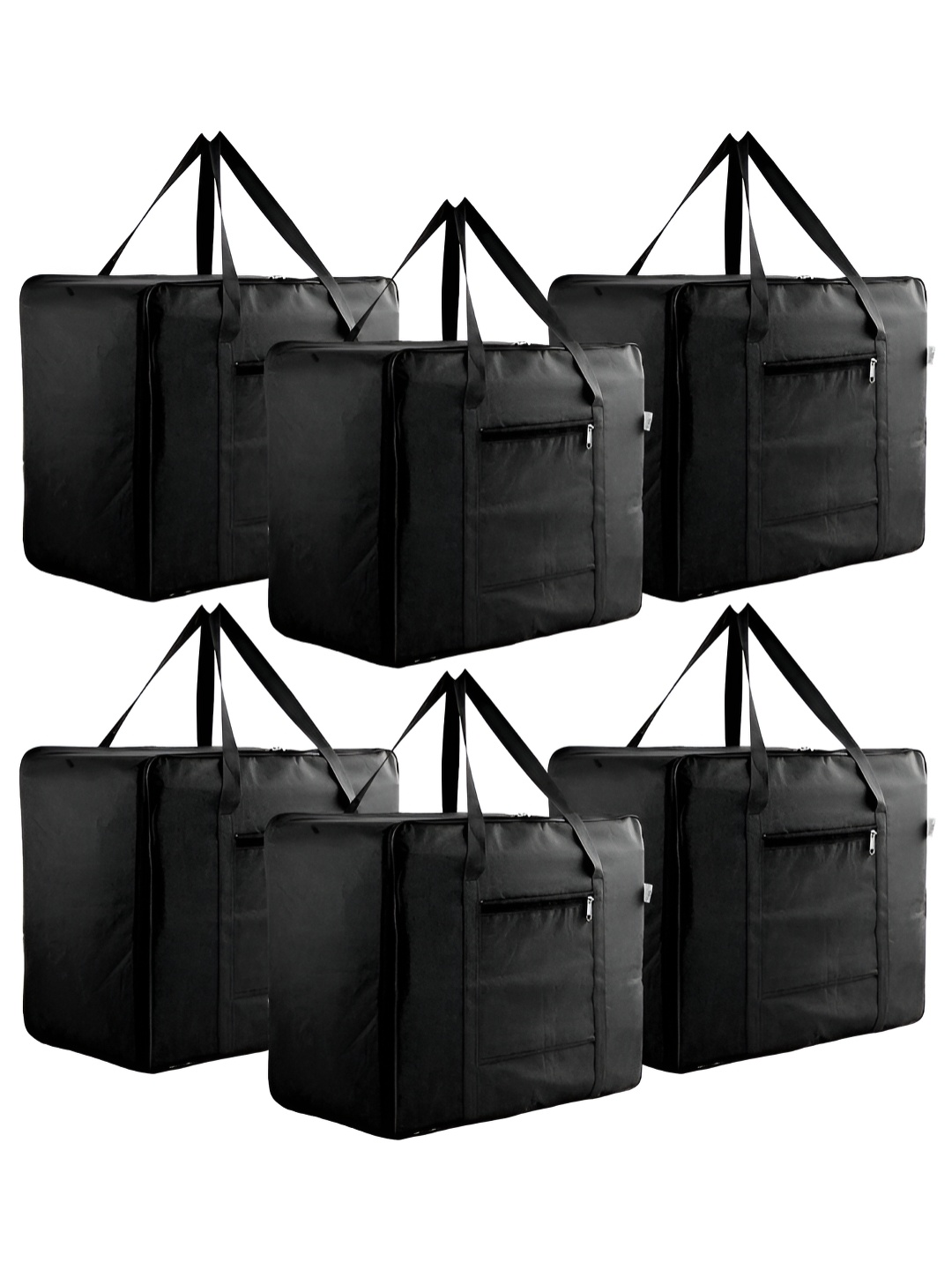 

Kuber Industries Black 6 Pieces Water Resistant Drawer Organiser