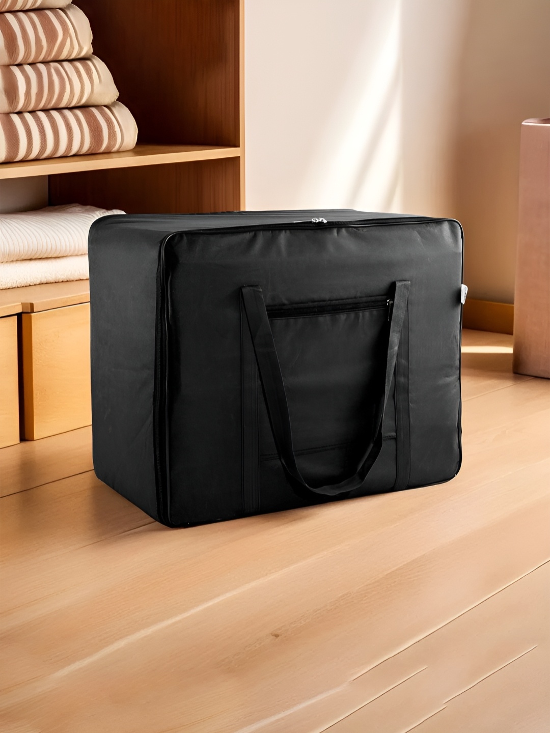 

Kuber Industries Black Storage Attachi Bag Water Resistant Drawer Organiser