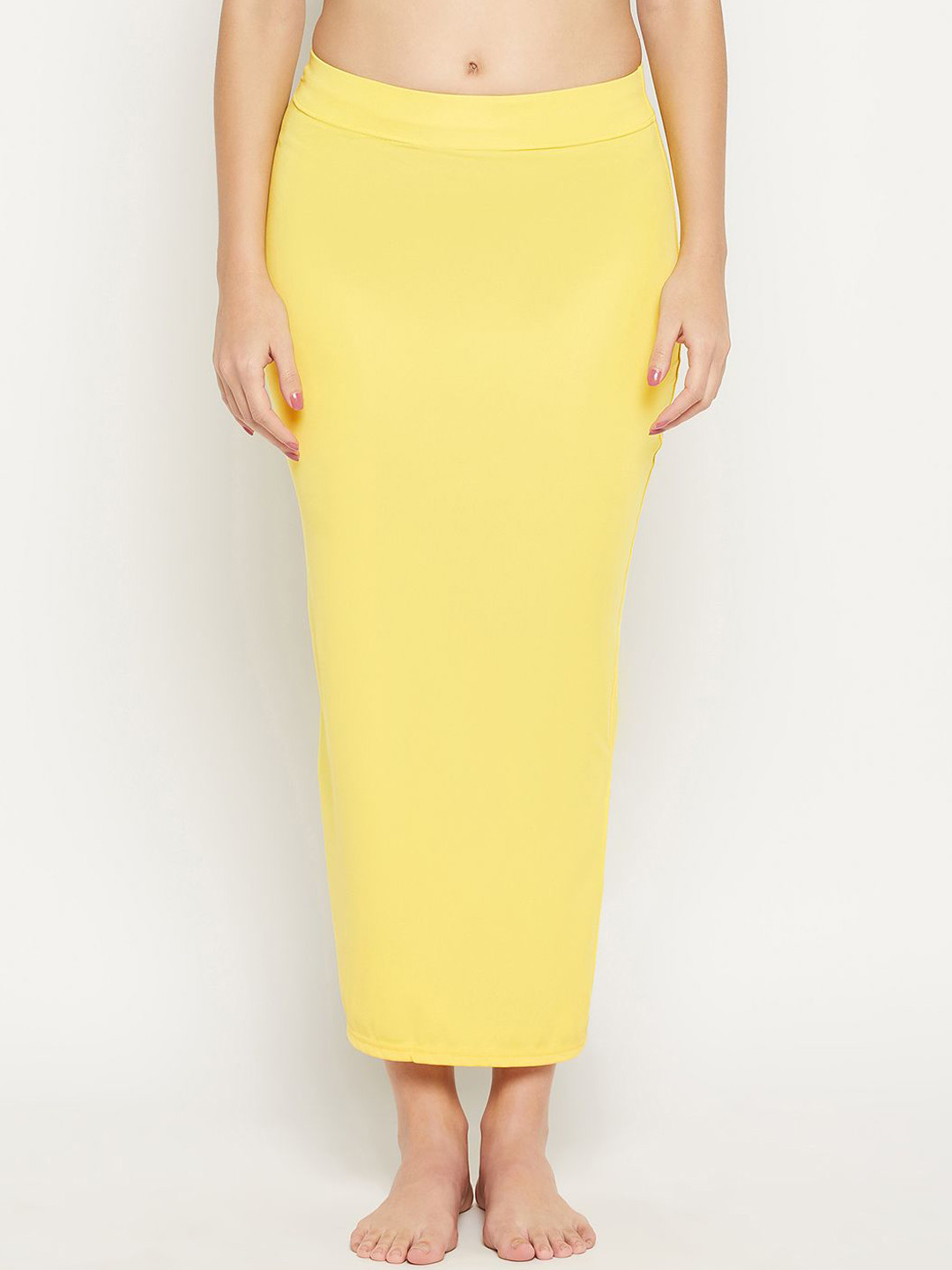 

SECRETS BY ZEROKAATA Seamless Saree Shapewear, Yellow