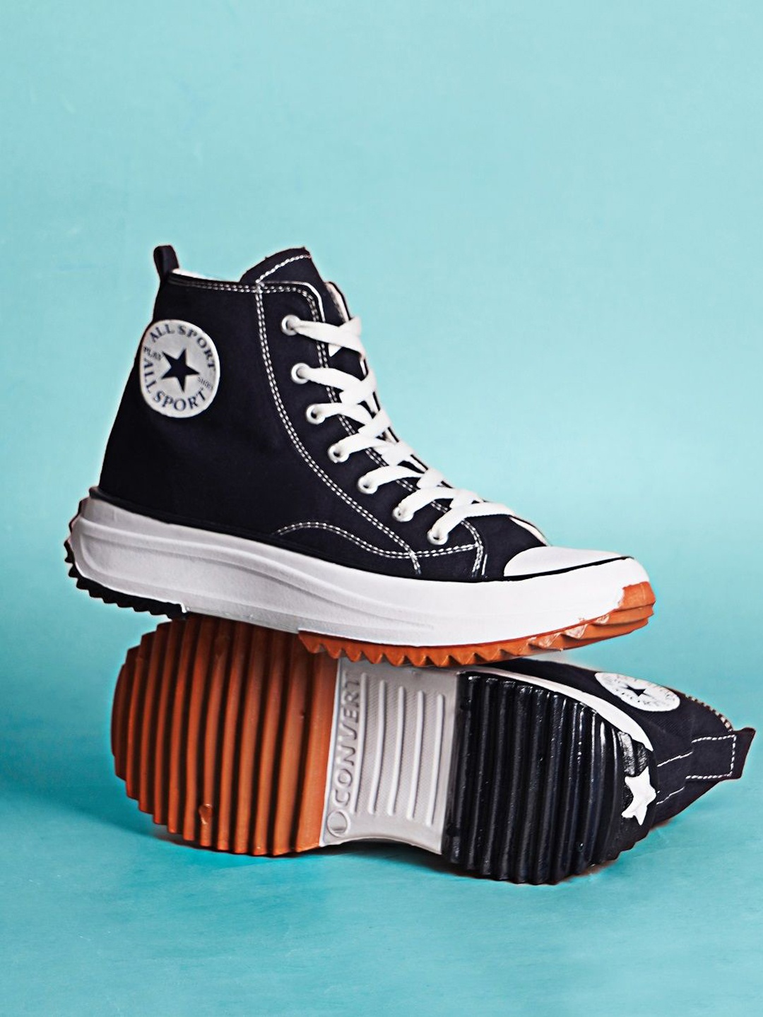 

Try Me Men Stylish Trendy Casual Comfortable Colourblocked Sneakers, Navy blue