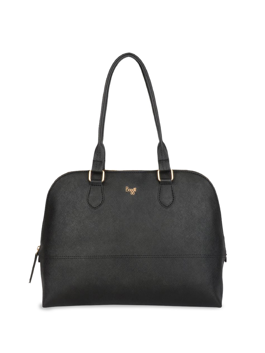 

Baggit PU Structured Shoulder Bag with Tasselled, Black