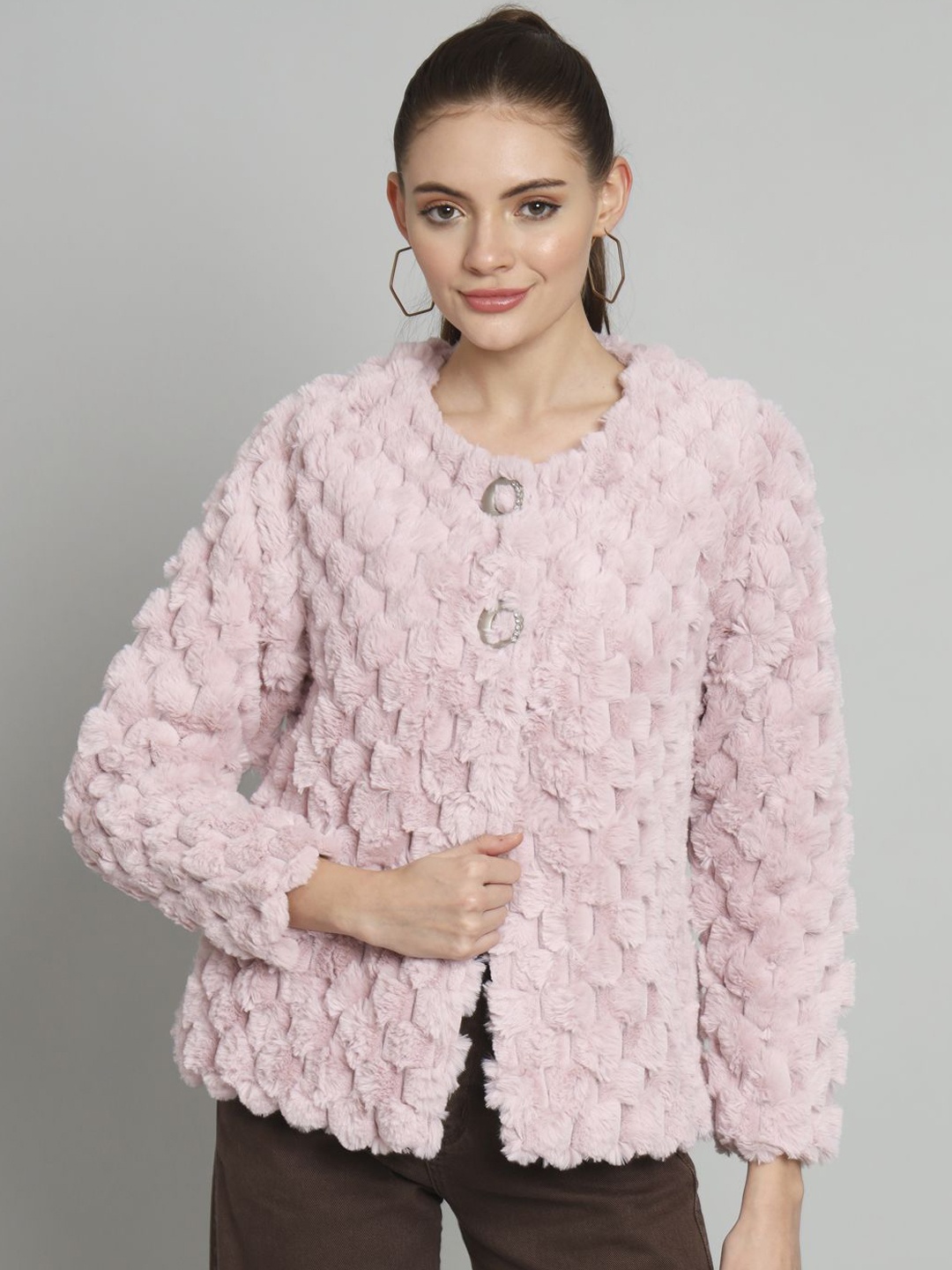 

Chemistry Women Woollen Lightweight Tailored Jacket, Lavender