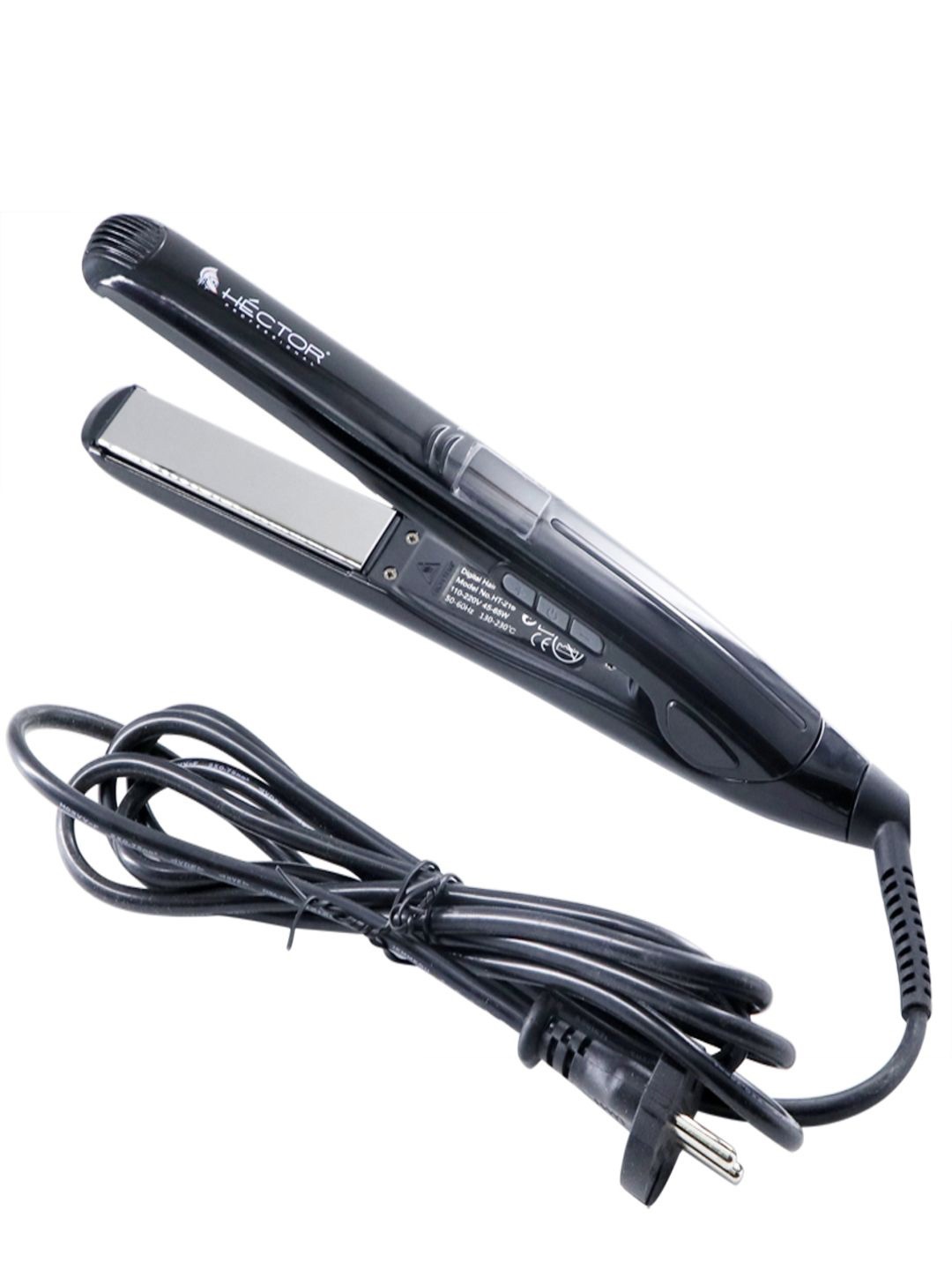 

HECTOR Women Titanium Pro Touch Hair Straightener, Black