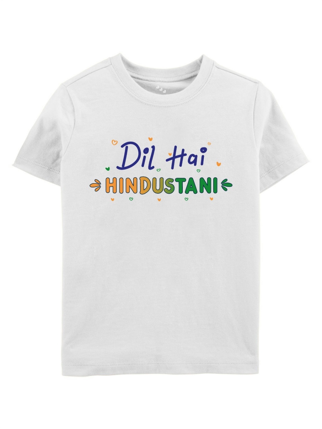 Zeezeezoo Kids Typography Printed Applique T-shirt, White