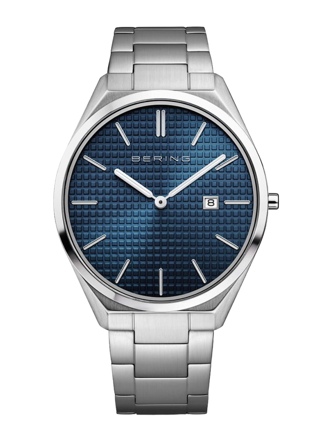 

BERING Men Dial & Stainless Steel Bracelet Style Straps Analogue Watch 17240-707, Blue