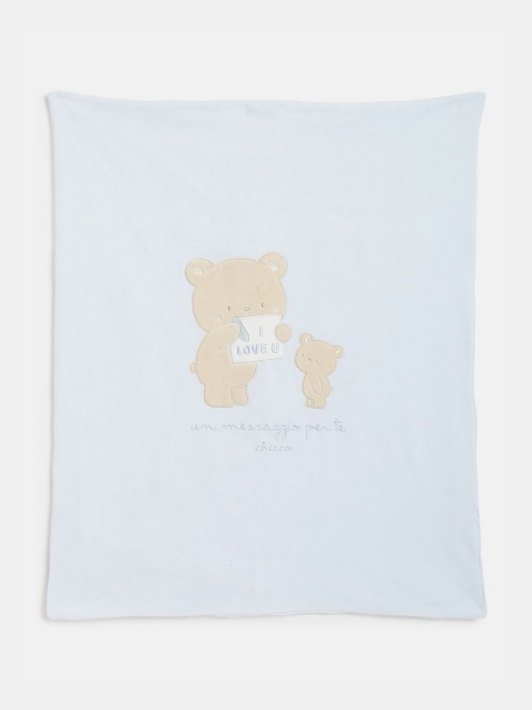 

Chicco Blue & Beige Cartoon Characters Mild Winter 400 GSM Single Bed Pram
