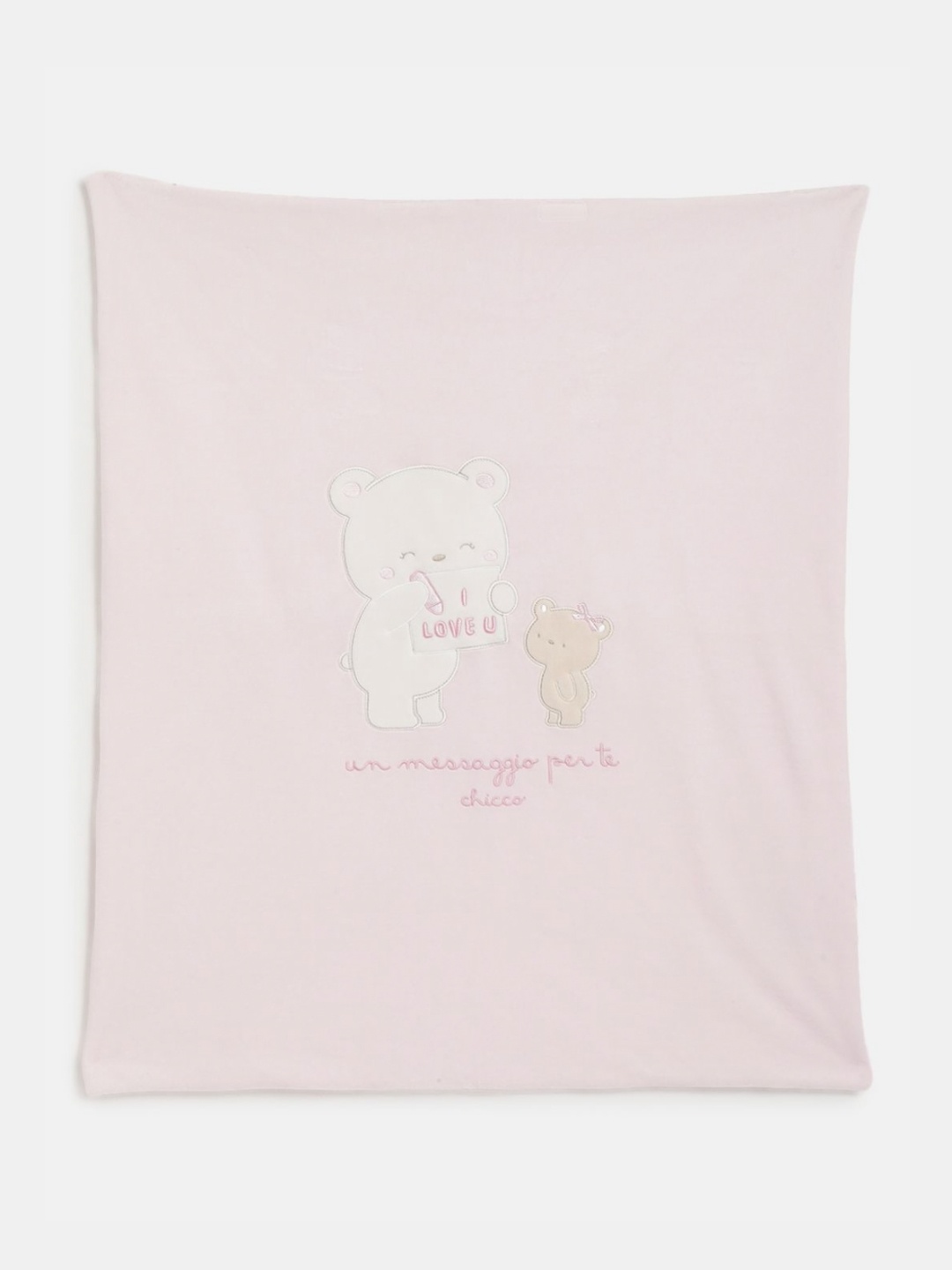 

Chicco Pink & White Cartoon Characters Mild Winter 400 GSM Single Bed Pram