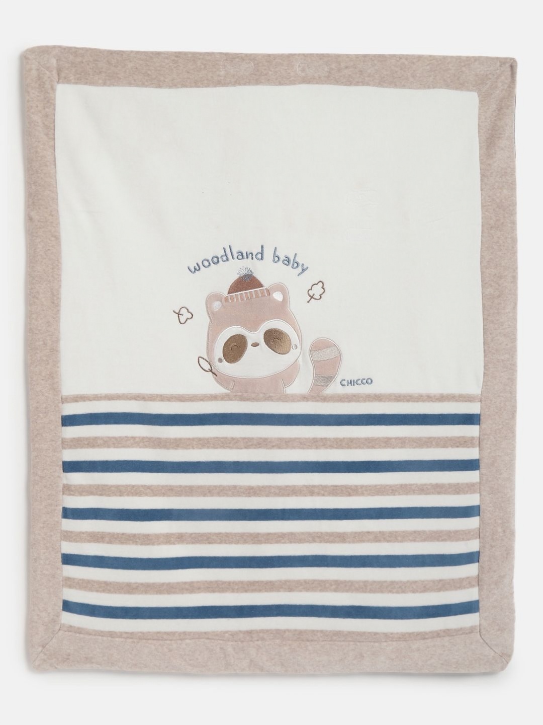 

Chicco Beige & Blue Cartoon Characters 800 GSM Heavy Winter Single Bed Pram