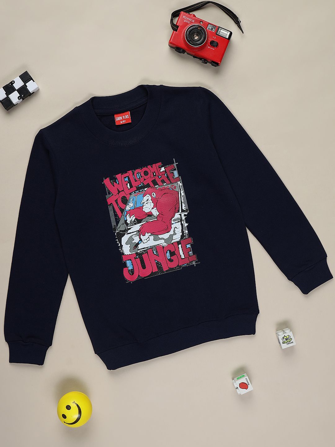 

Gavin Paris Boys Printed Sweatshirt, Blue