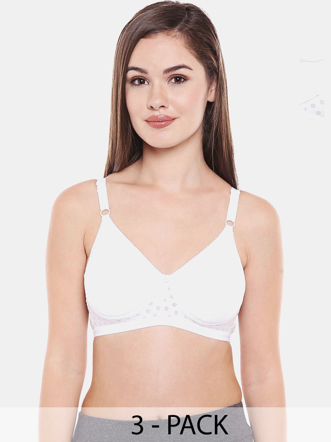 

Bodycare Pack of 3 Full Coverage Heavily Padded Bra, White