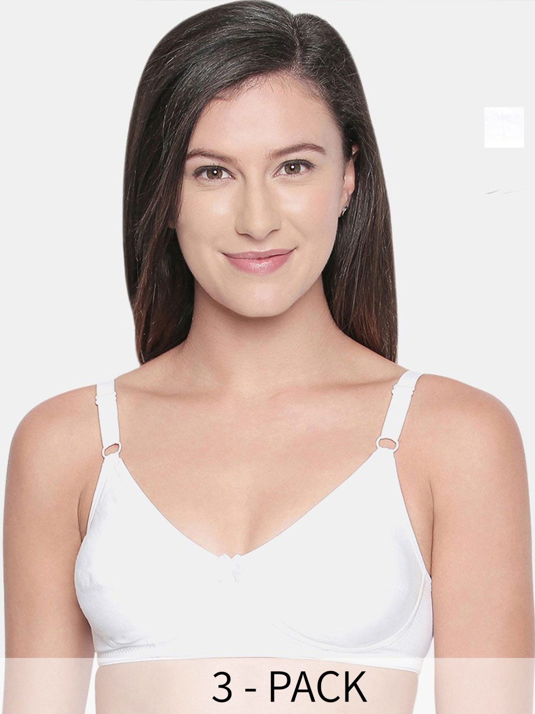 

Bodycare Pack of 3 Full Coverage Bra, White