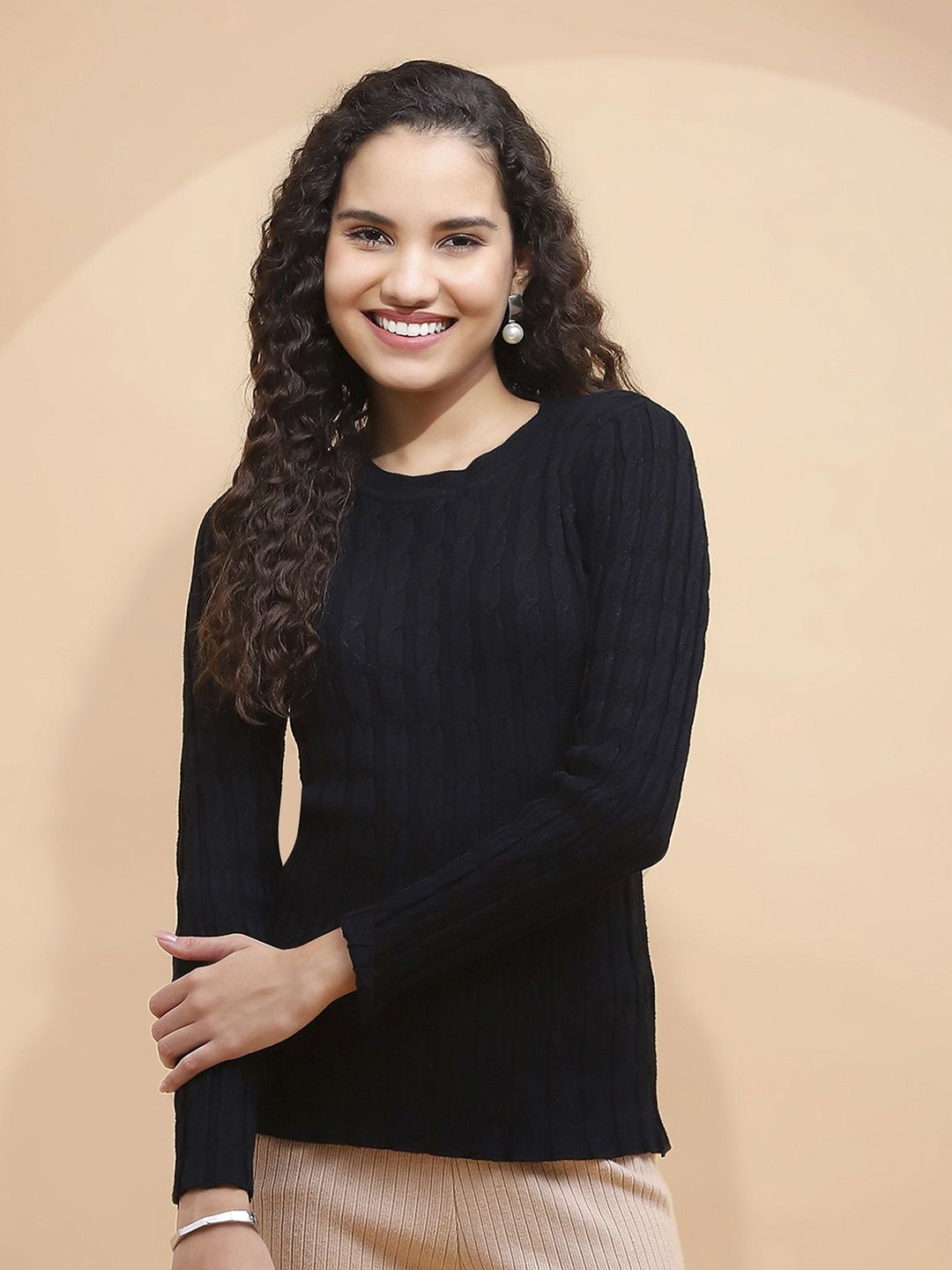 

Global Republic Organic Cotton Top, Black