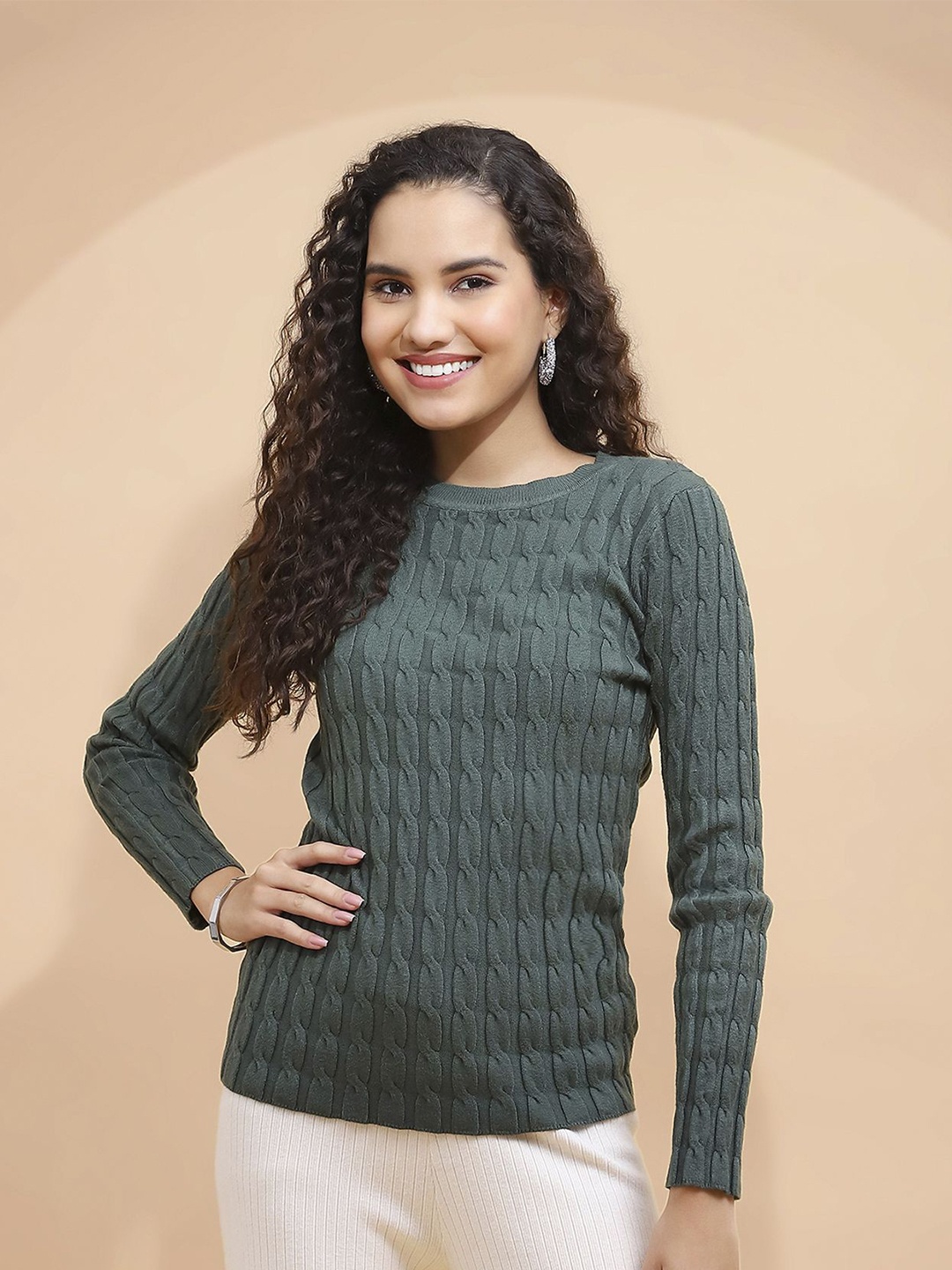 

Global Republic Women Organic Cotton Top, Olive