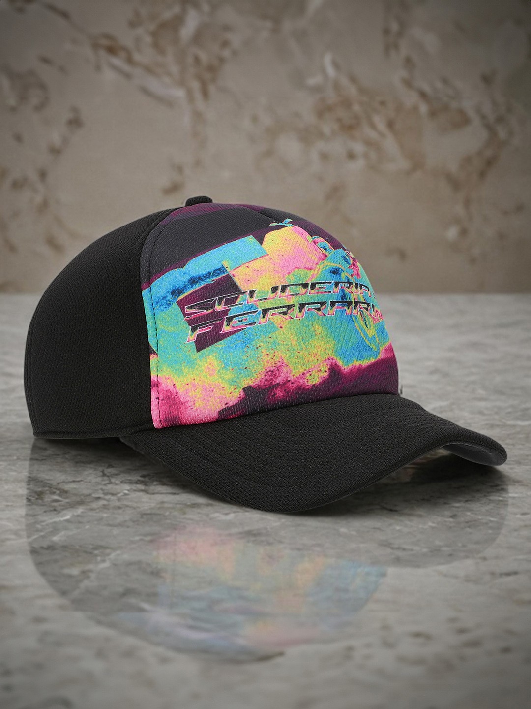 

PUMA Motorsport Unisex Printed Baseball Cap, Black