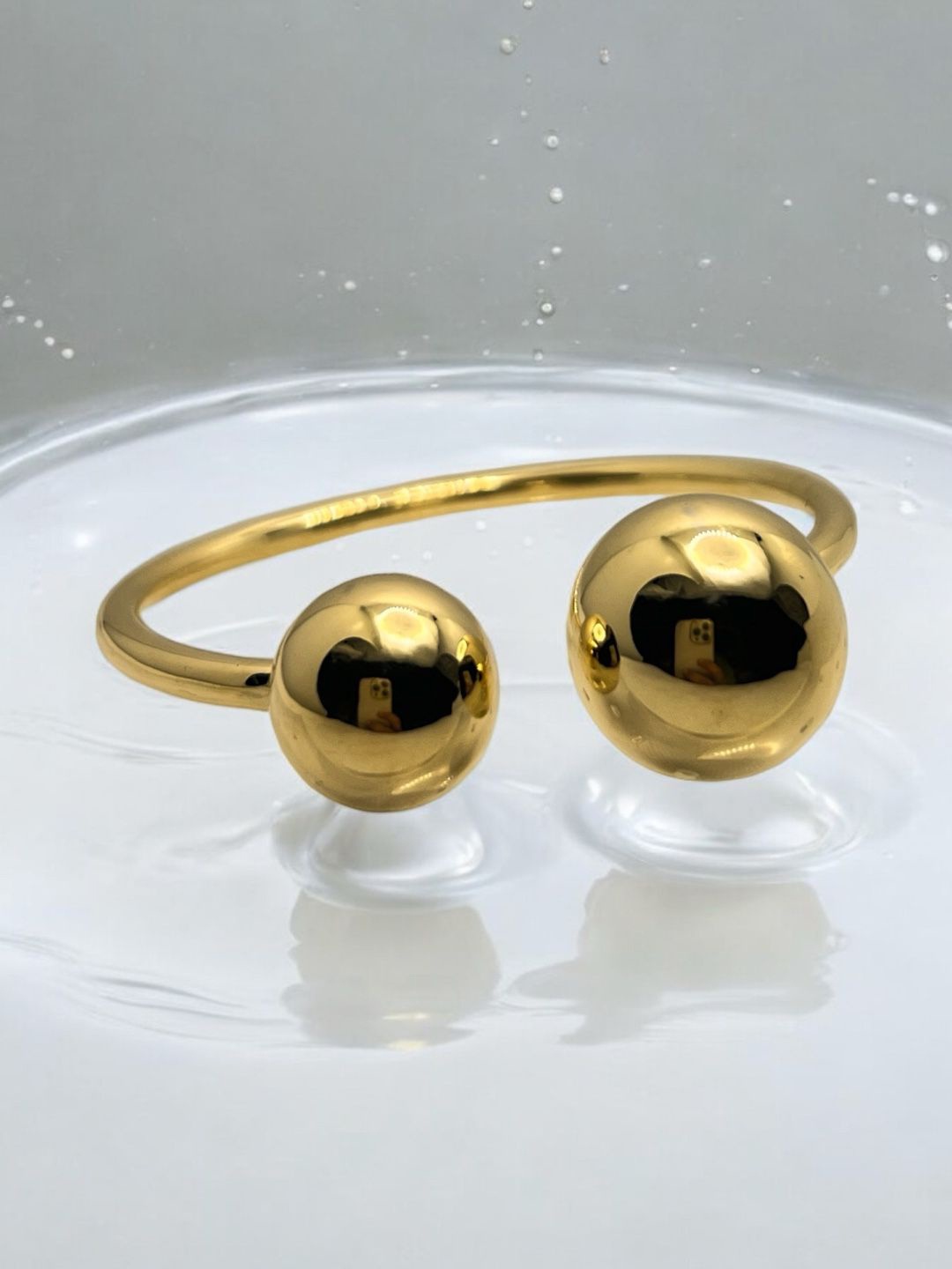 

XAGO Gold Plated Cuff Bracelet