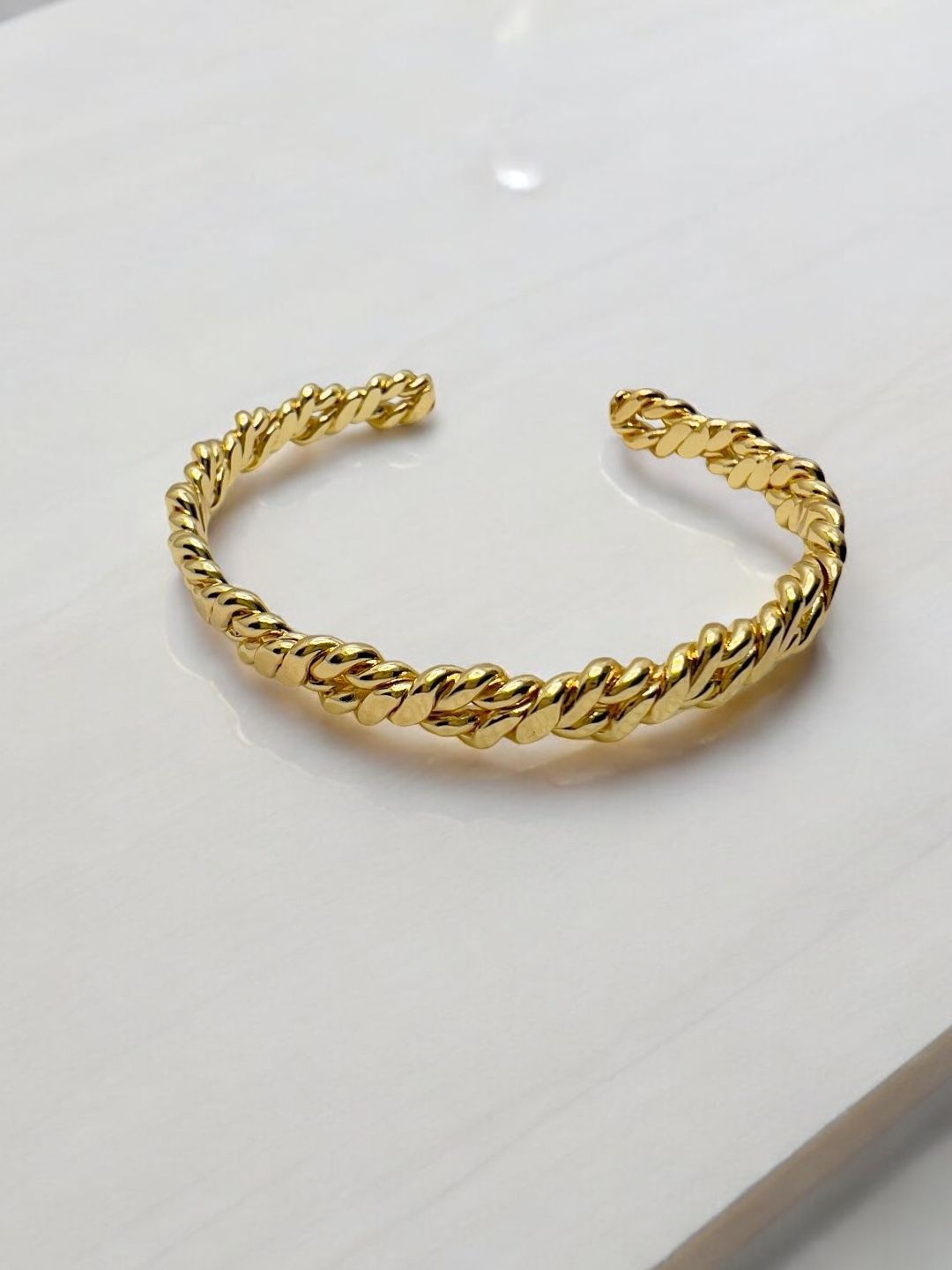 

XAGO Gold Plated Cuff Bracelet