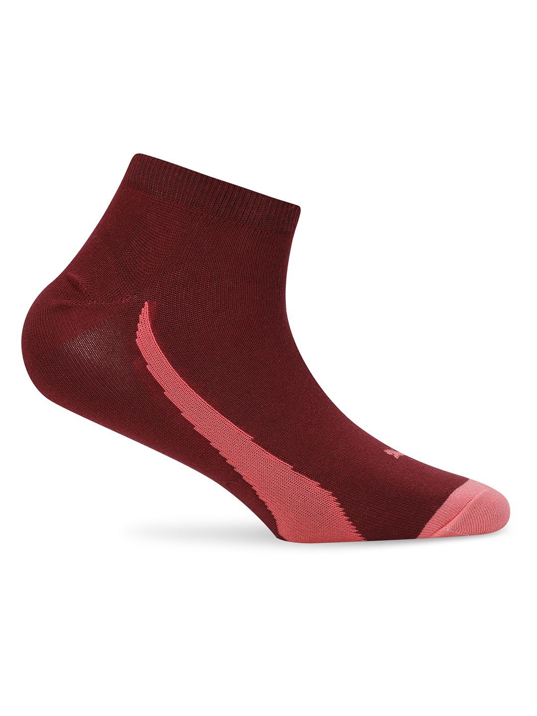 

Puma Unisex Patterned Cotton Ankle Length Sneaker Socks, Maroon