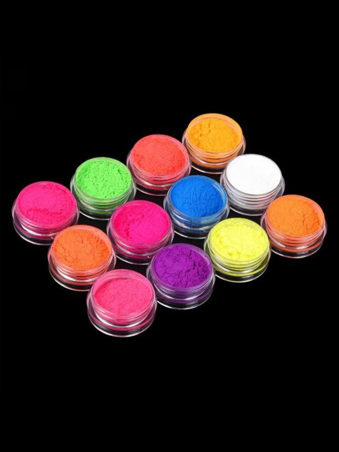 

RANORE Set Of 12 Luminous Dipping Nail Powder - 24g, Multi