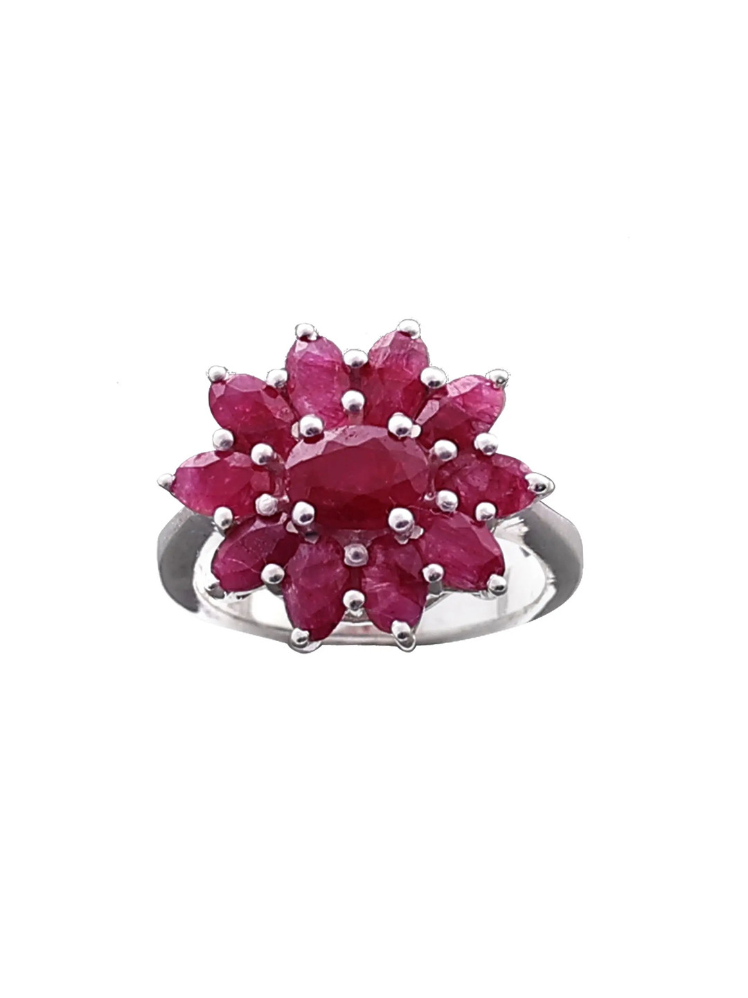 

Exotic India Ruby Stone Stylish Sterling Silver Ring