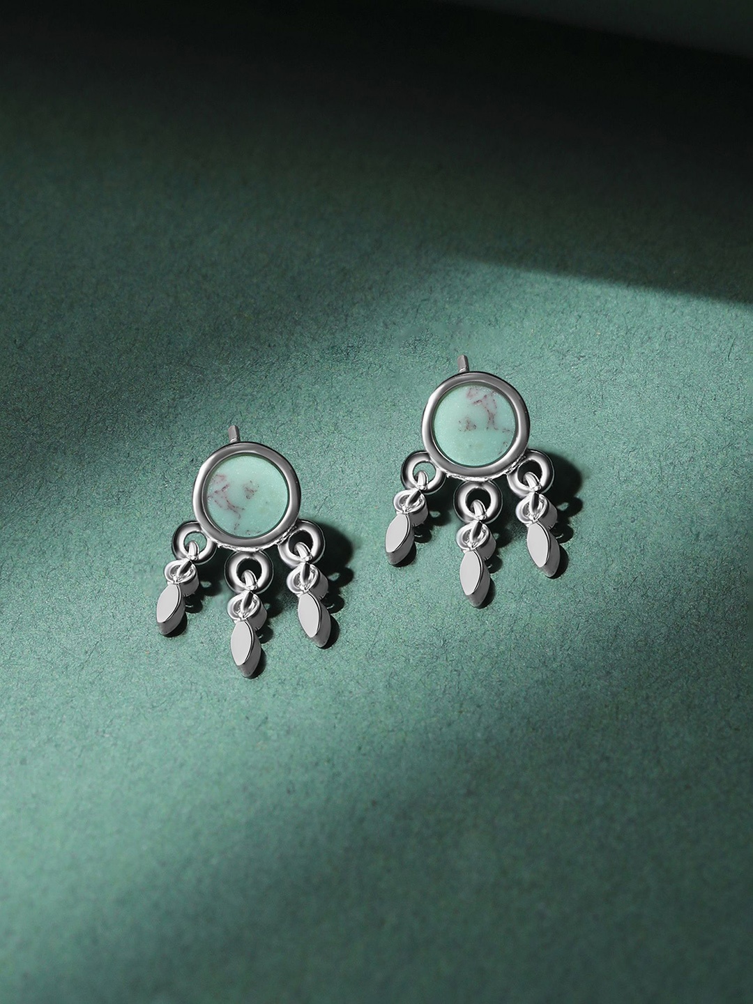 

Accessorize Silver-Plated Floral Hoop Earrings