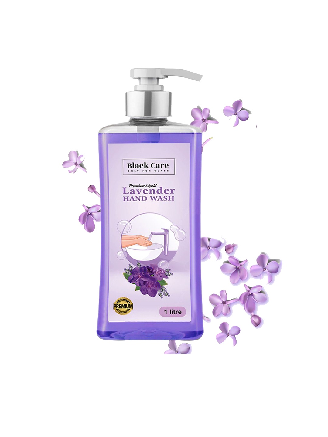 

Black Care Lavender Liquid Hand Wash - 1L, Purple