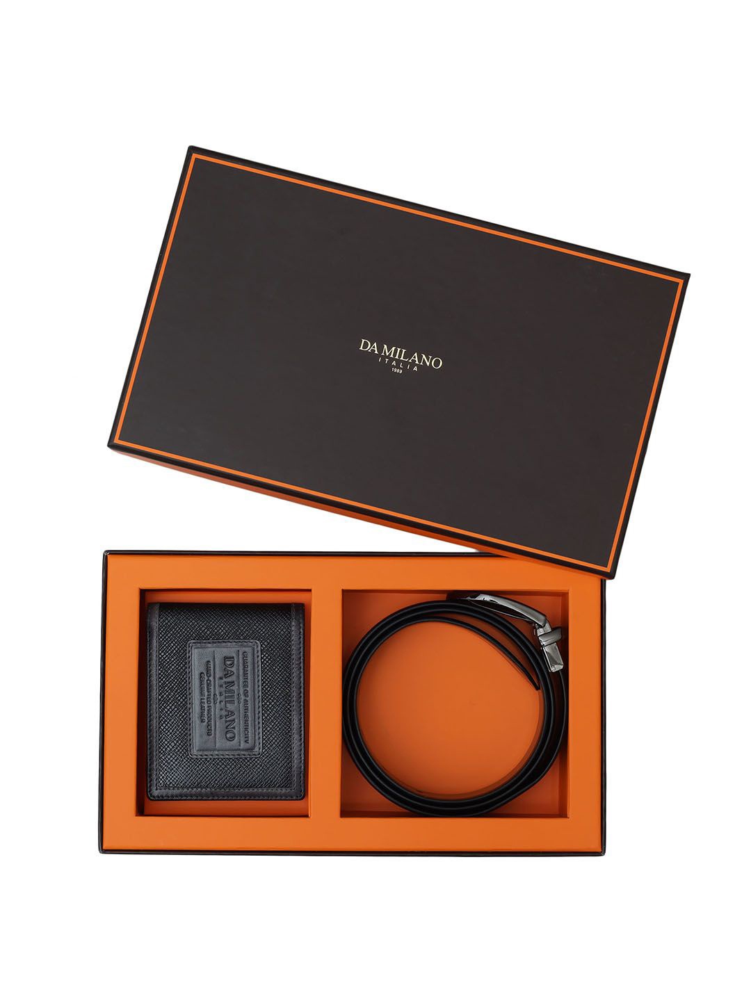

Da Milano Men Accessory Gift Set of, Black