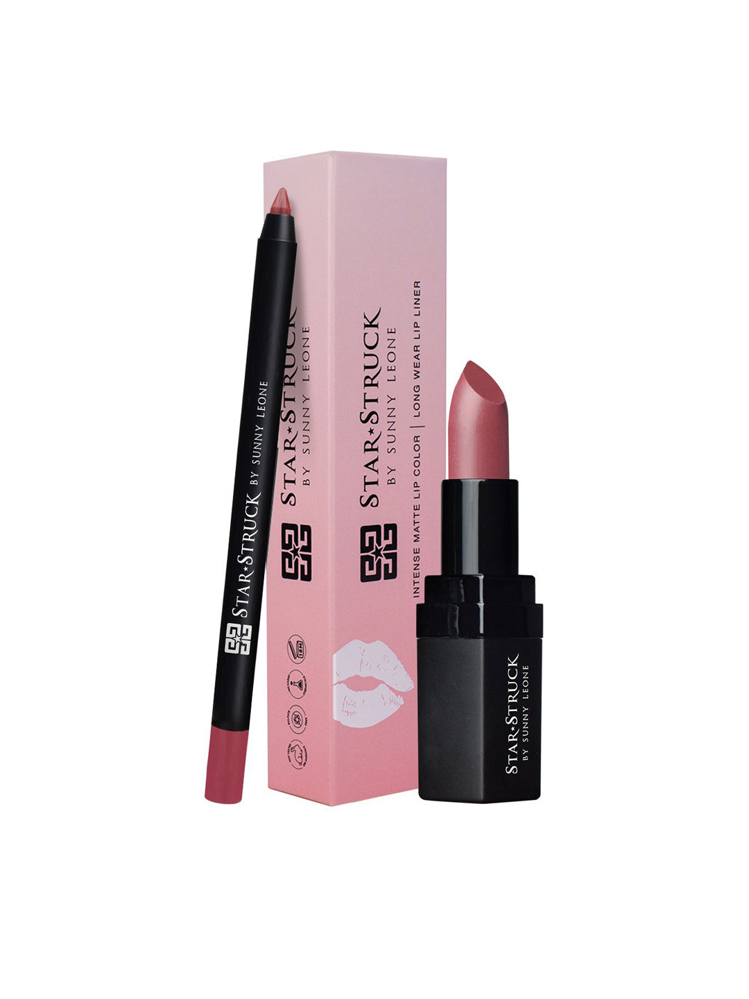 

STARSTRUCK BY SUNNY LEONE 2-Pc Set of Lipstick 4.2g & Lip Liner 0.25g - Sugar Plum, Mauve