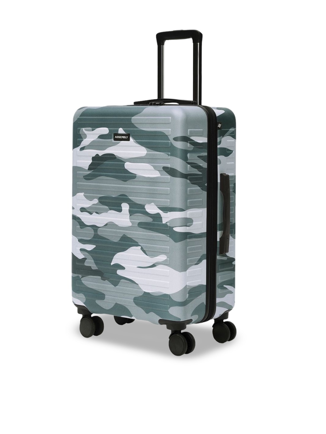 

Assembly Camo Printed Hard Sided Trolley Bag, Green