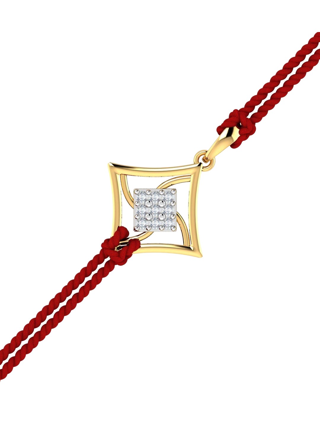 

KUBERBOX 14K Amaris Pendant Rakhi Gold