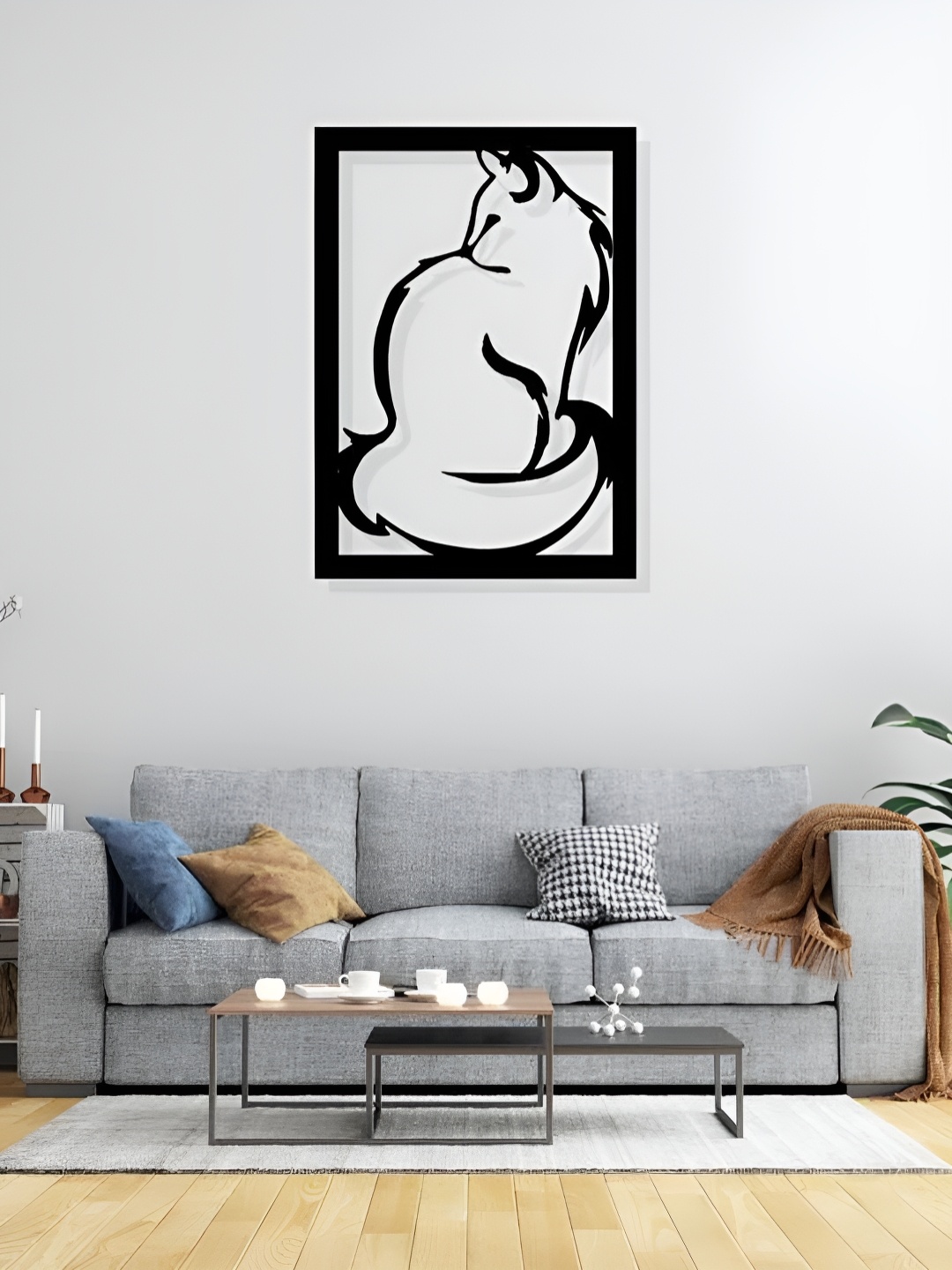 

ARTROOMS Black Cat Wall Hanging