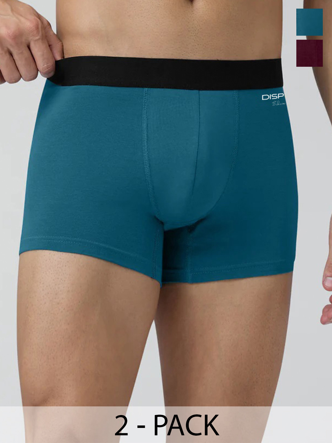 

DISPENSER Pack Of 2 Breathability Trunks P1-TRUNK-AIRFORCE-WINE-M, Teal