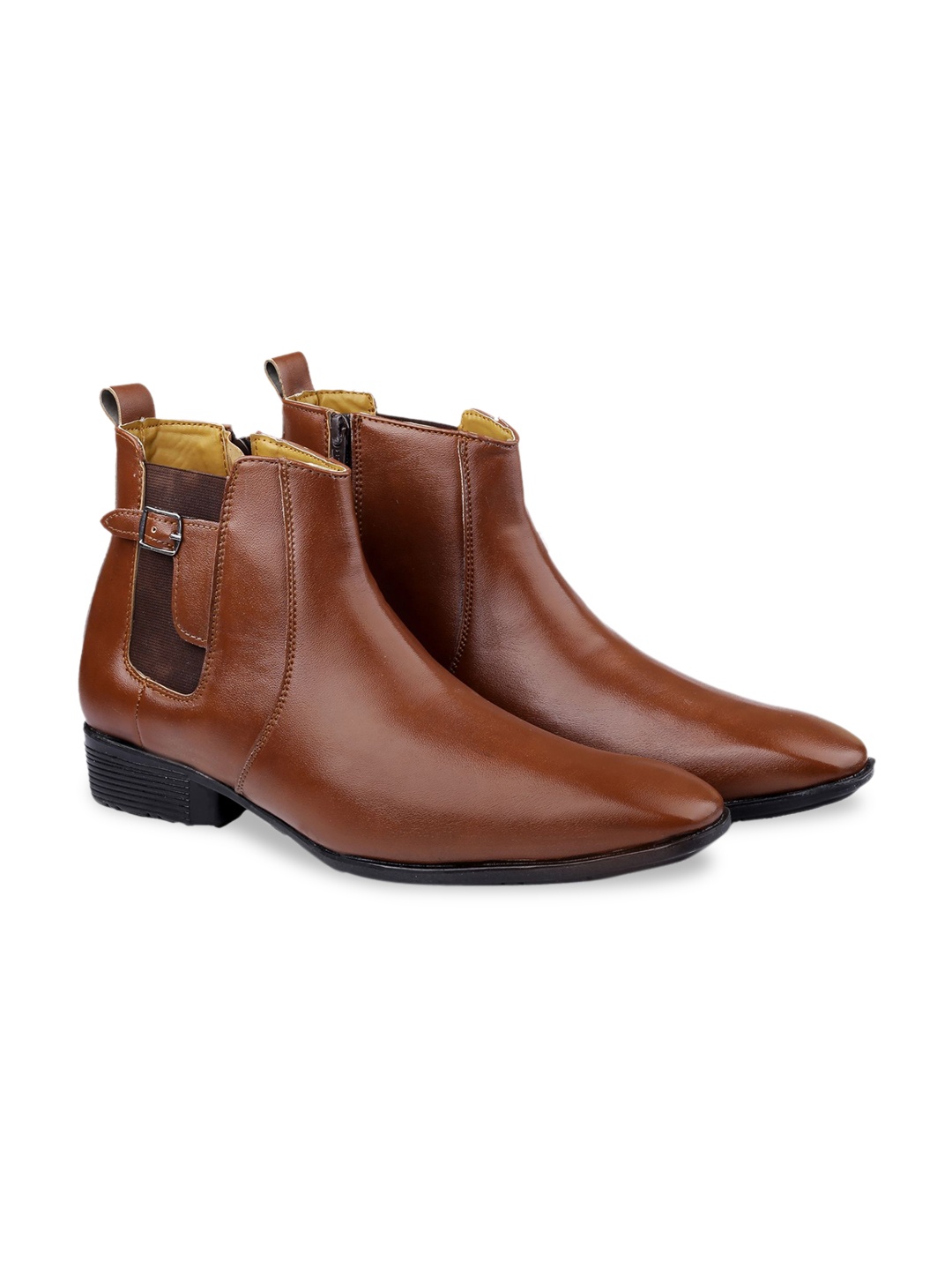 

The Roadster Lifestyle Co Men Formal Chelsea Boots, Tan