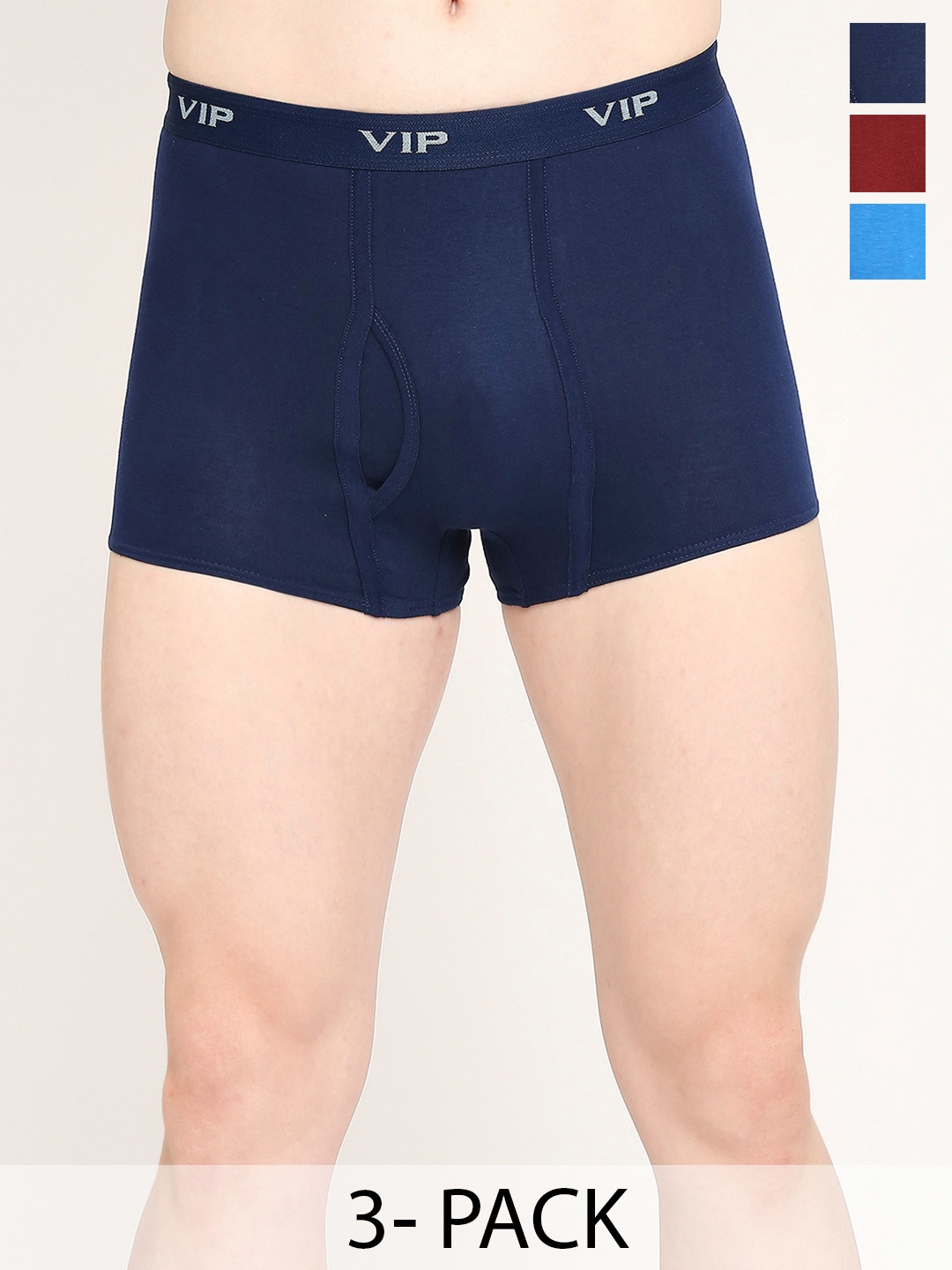 

VIP Pack Of 3 Assorted Breathability Trunks VP-MI-TR-PUNCH-10P-PO3-110