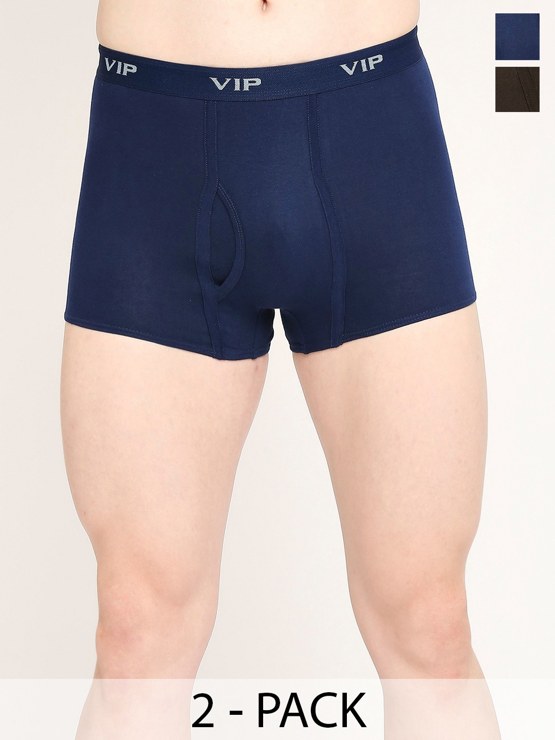 

VIP Pack Of 2 Pure Cotton Assorted Breathability Trunks VP-MI-TR-PUNCH-10P-PO2-80