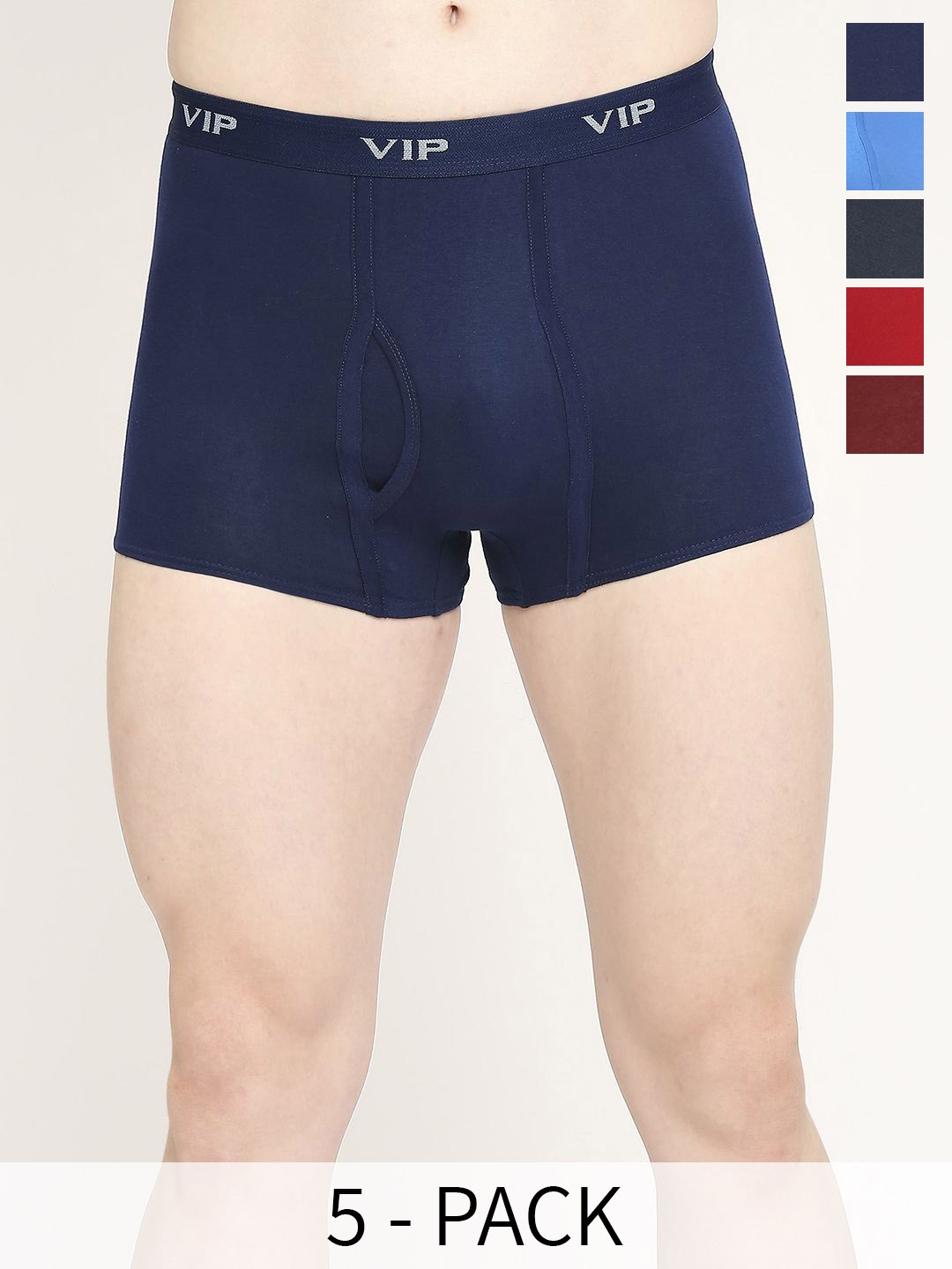 

VIP Pack Of 3 Pure Cotton Assorted Breathability Trunks VP-MI-TR-COLOR-10P-PO6-80