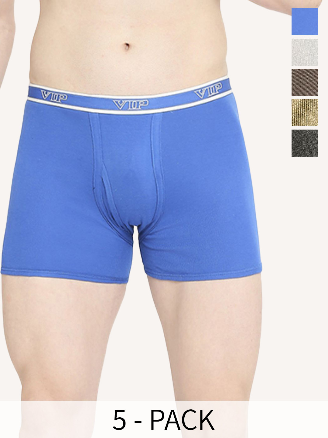 

VIP Pack of 5 Assorted Breathability Trunks