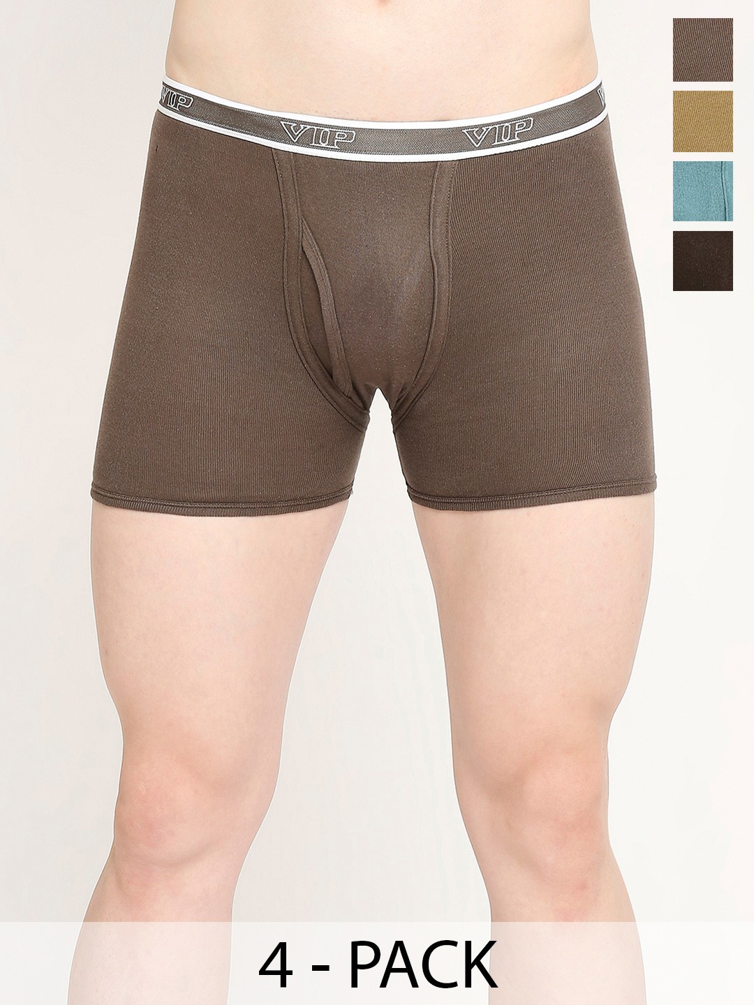 

VIP Pack Of 4 Assorted Breathability Trunks VP-MI-TR-COLOR-10P-PO4-80