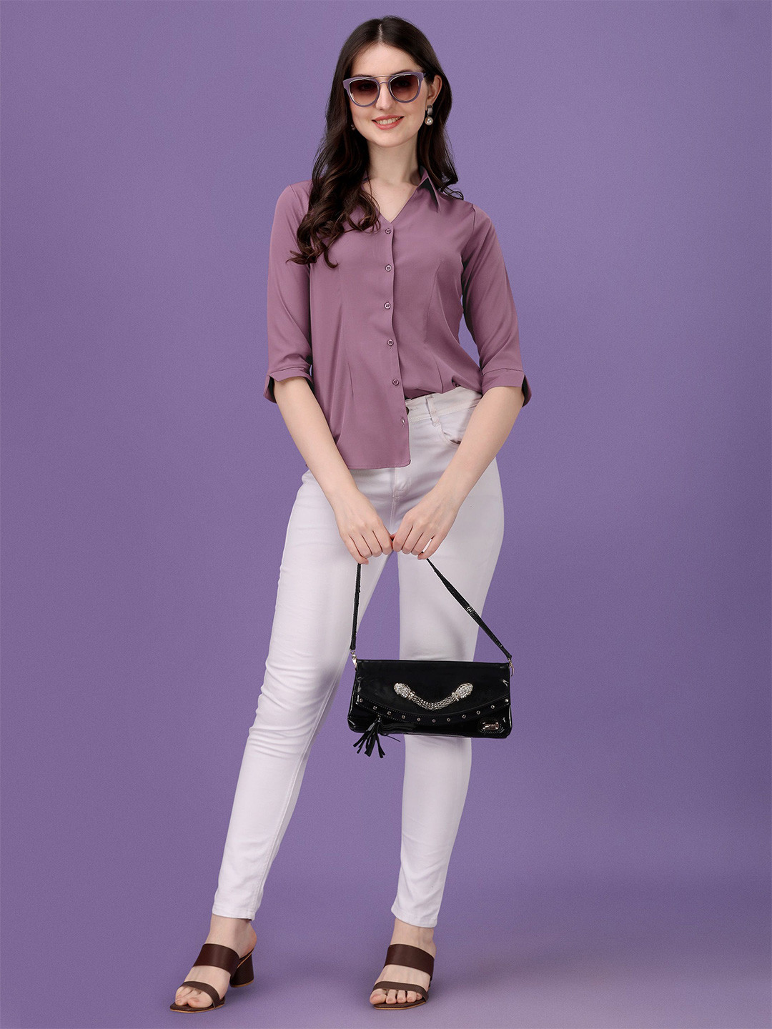 

SHEETAL Associates Women Relaxed Opaque Casual Shirt, Pink