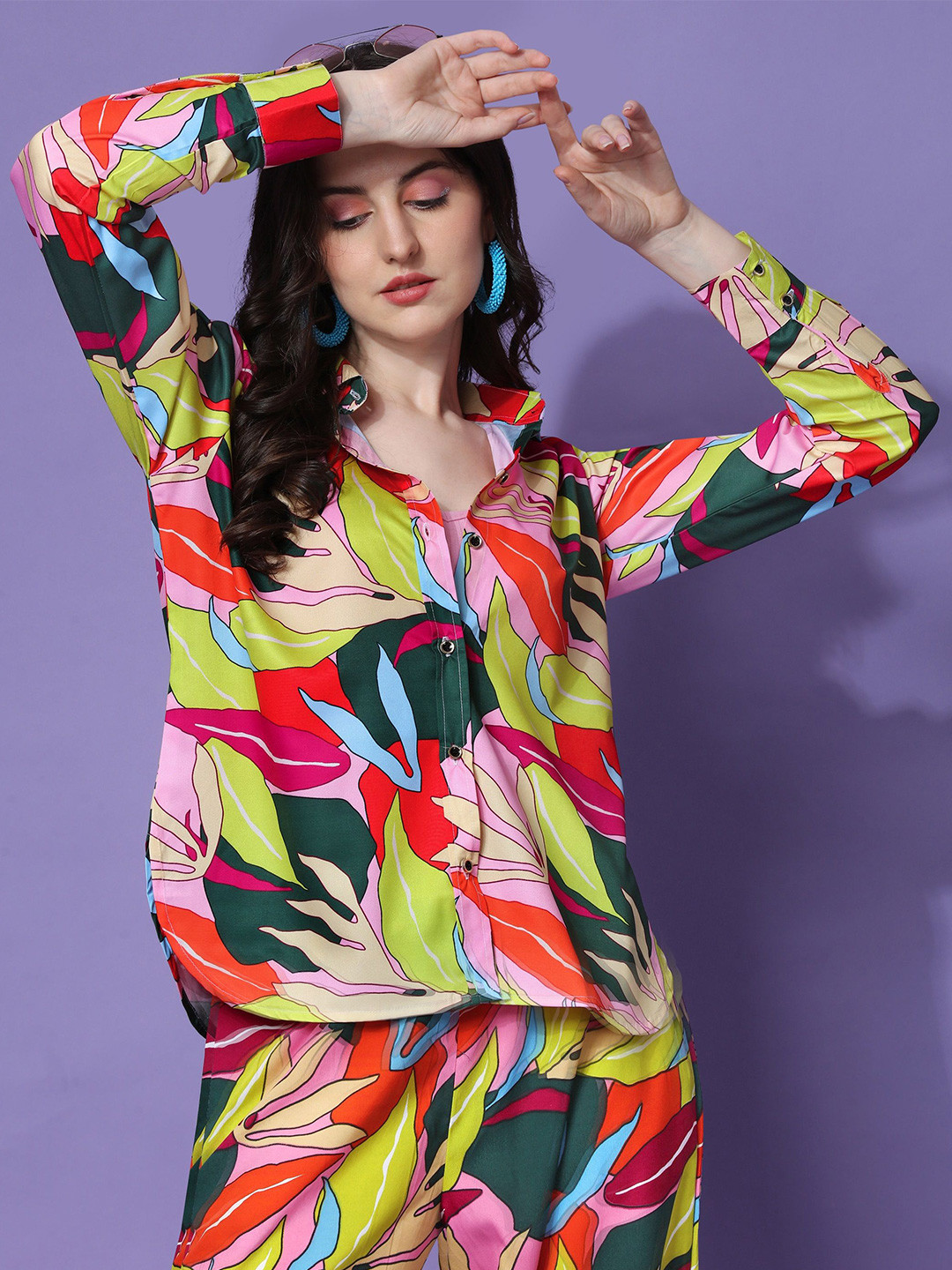 

SHEETAL Associates Women Relaxed Floral Opaque Printed Casual Shirt, Multi