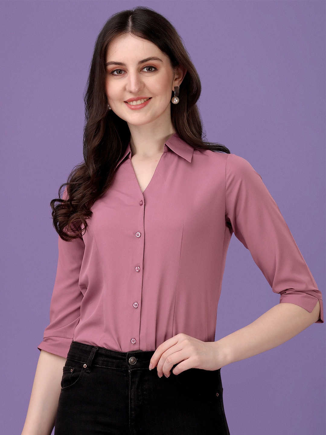 

SHEETAL Associates Women Relaxed Casual Shirt, Pink