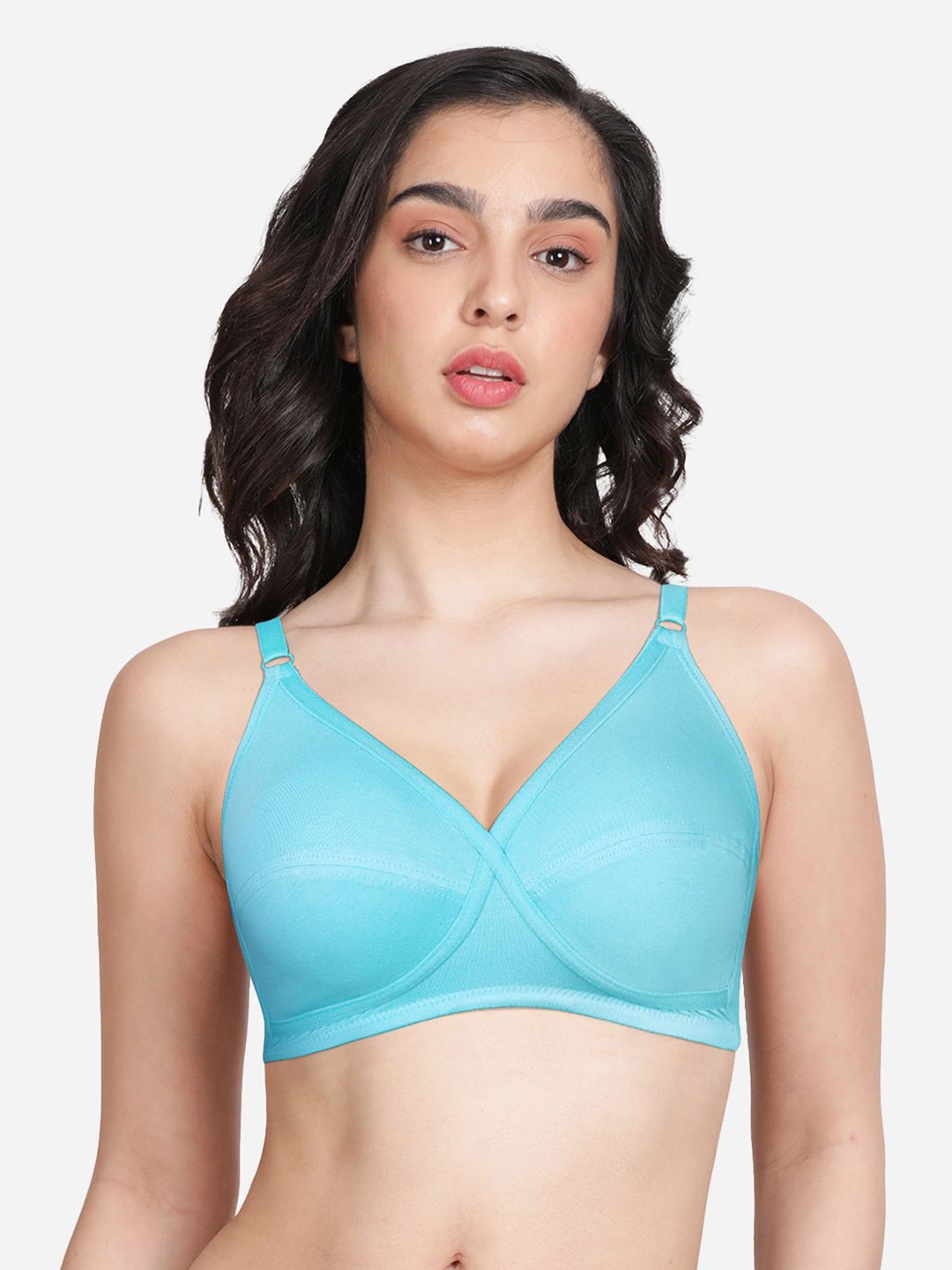 

Susie Medium Coverage Non-Wired Non Padded Bra LB004, Blue