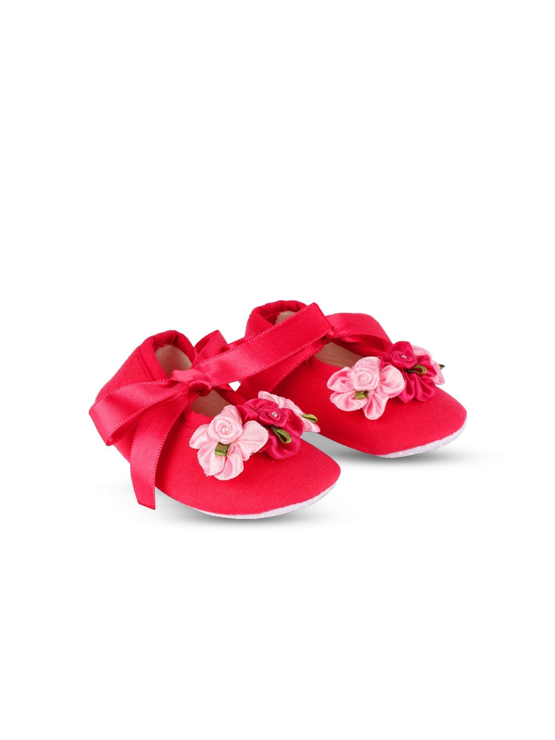 

BAESD Girls Cotton Booties, Red