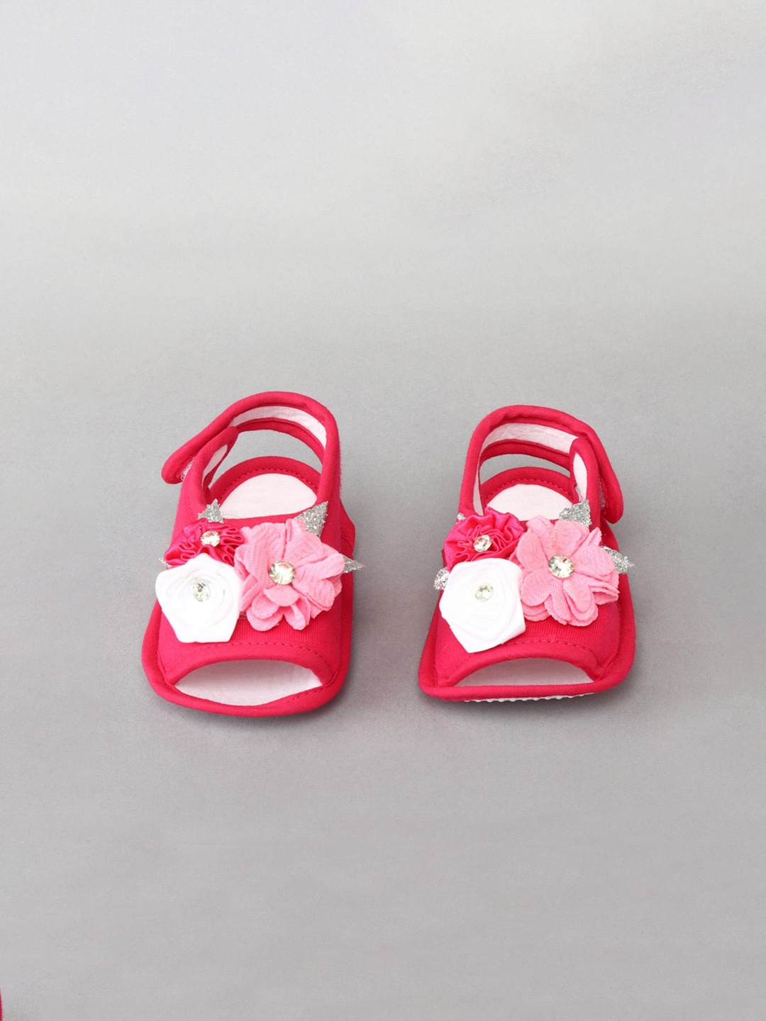 

BAESD Girls Cotton Booties, Pink