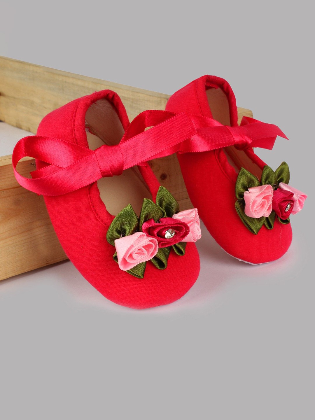 

BAESD Girls Cotton Booties, Pink