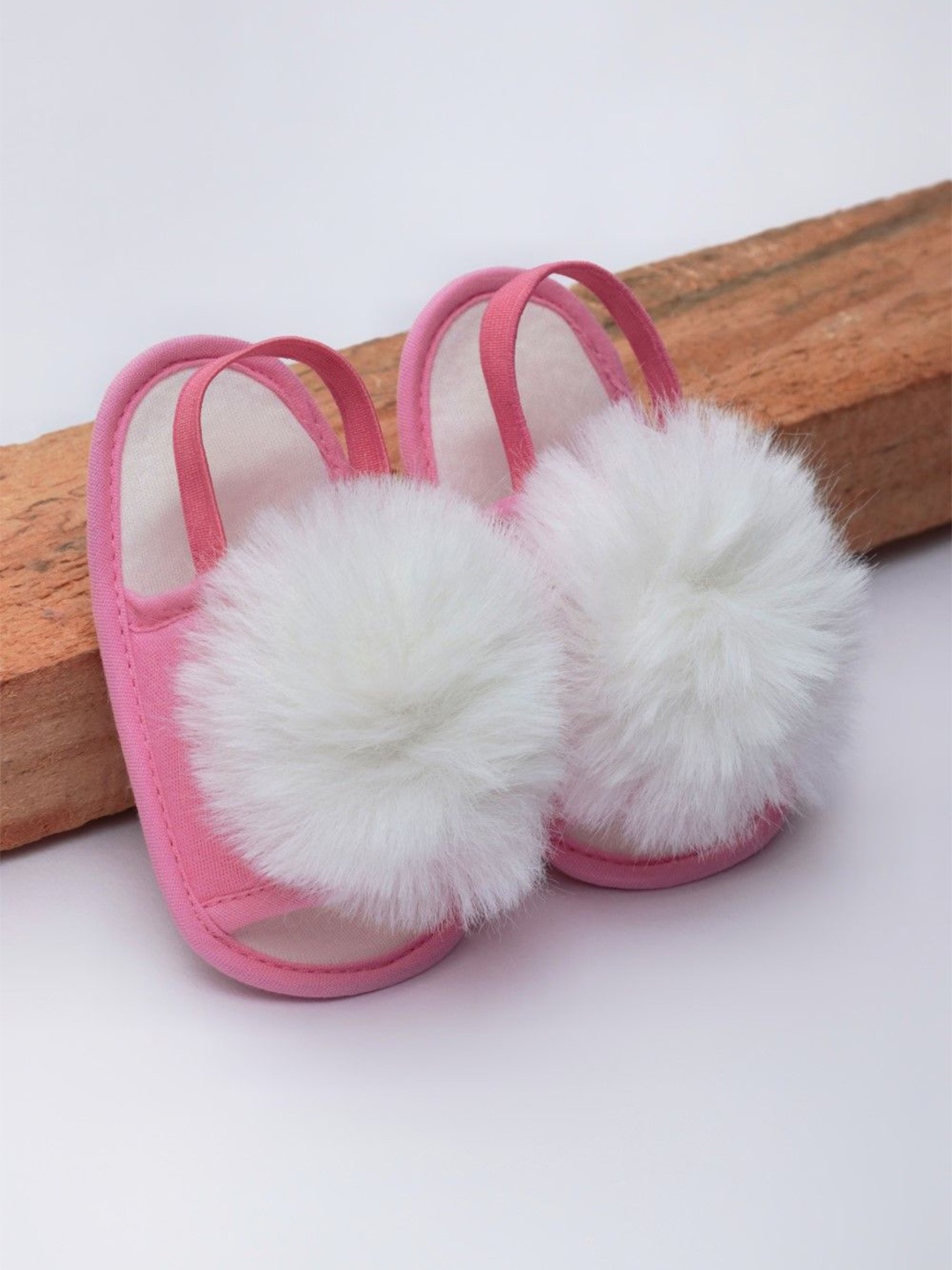 

BAESD Girls Cotton Booties, Pink