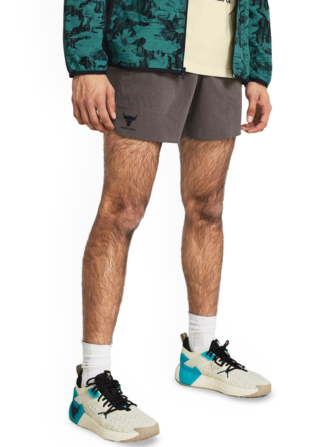 

UNDER ARMOUR Men Project Rock Camp Short, Brown