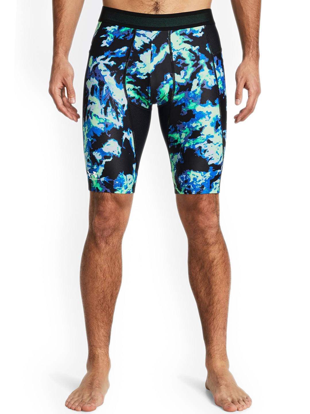 

UNDER ARMOUR Men HeatGear IsoChill Printed Shorts, Green
